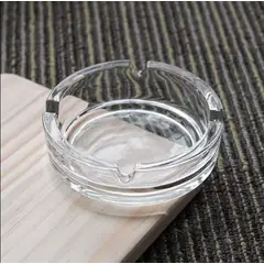 INSPIRA - Cenicero de Vidrio Elegante Circular Exclusivo