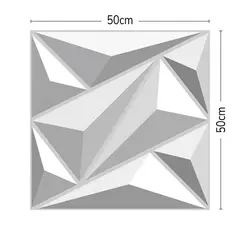 DECOKASA - Panel de Pvc 3D para Decoración de Interiores 50x50cm D137 12 pcs