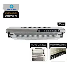 INDURAMA - Campana Extractora 3 Velocidades CEI-602CRP