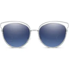 LUZSA - Lentes de sol Viena Plateado Azul VS90026PA