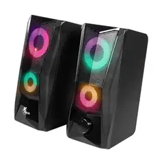 XTECH - Parlantes GAMER stéreo multimedia INCENDO 2.0 - luces led