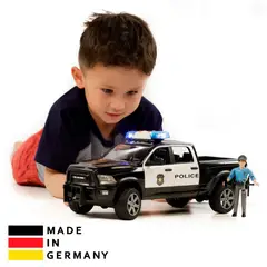 BRUDER - Juguete de Camioneta de Policía Dodge RAM Alemán 2505