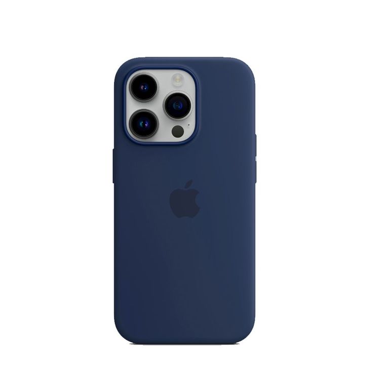 Funda Silicone Para iPhone 14 Pro Azul