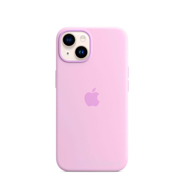 Funda Silicone Para iPhone 14 Rosado