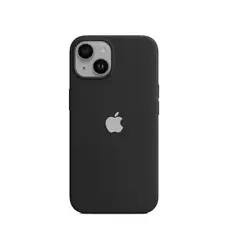 CASE - Funda Silicone Para iPhone 14 Negro
