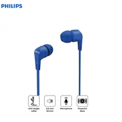 PHILIPS - Audífonos TAE1105 In Ear con Micrófono Azul