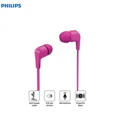 PHILIPS - Audífonos TAE1105 In Ear con Micrófono Rosa