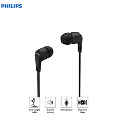 PHILIPS - Audífonos TAE1105 In Ear con Micrófono Negro