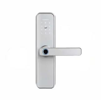 TECH CARE - Cerradura Digital Inteligente Plata 6 modos + Asesoría de Instalación