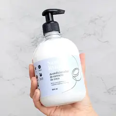 SANTOS RIZOS - Acondicionador de Coco Suaviza e hidrata