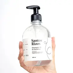SANTOS RIZOS - Shampoo de keratina Cuero cabelludo sensible y cabellos tinturados