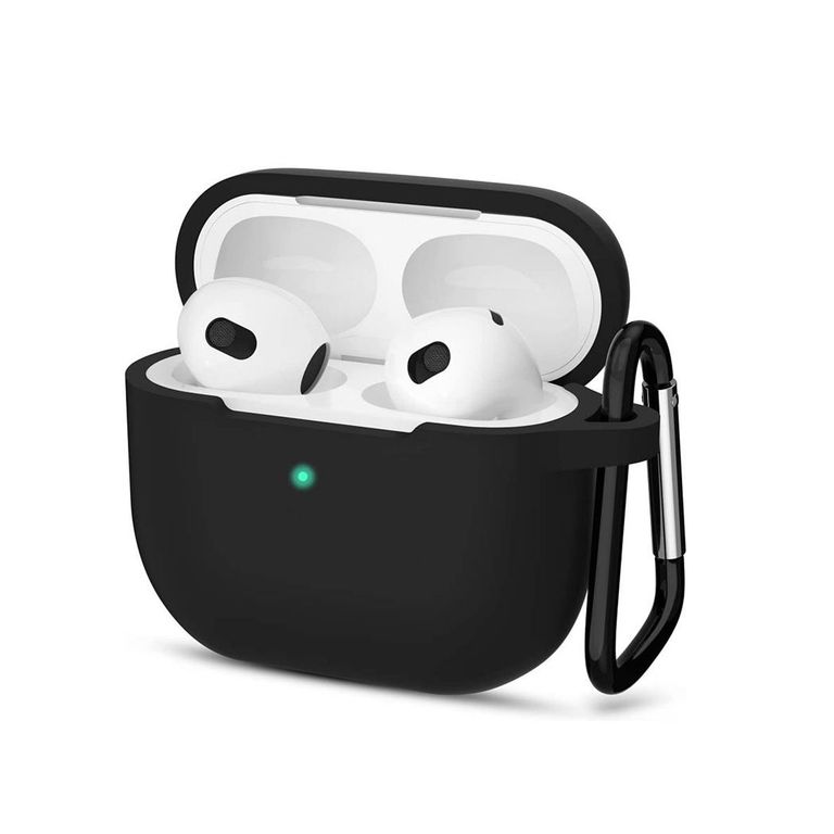 Case de Silicona para Audífonos Airpods Pro - Negro