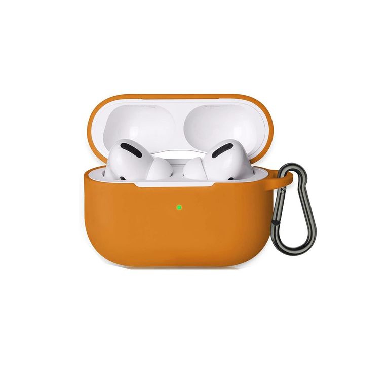 Case de Silicona para Audífonos Airpods Pro - Naranja