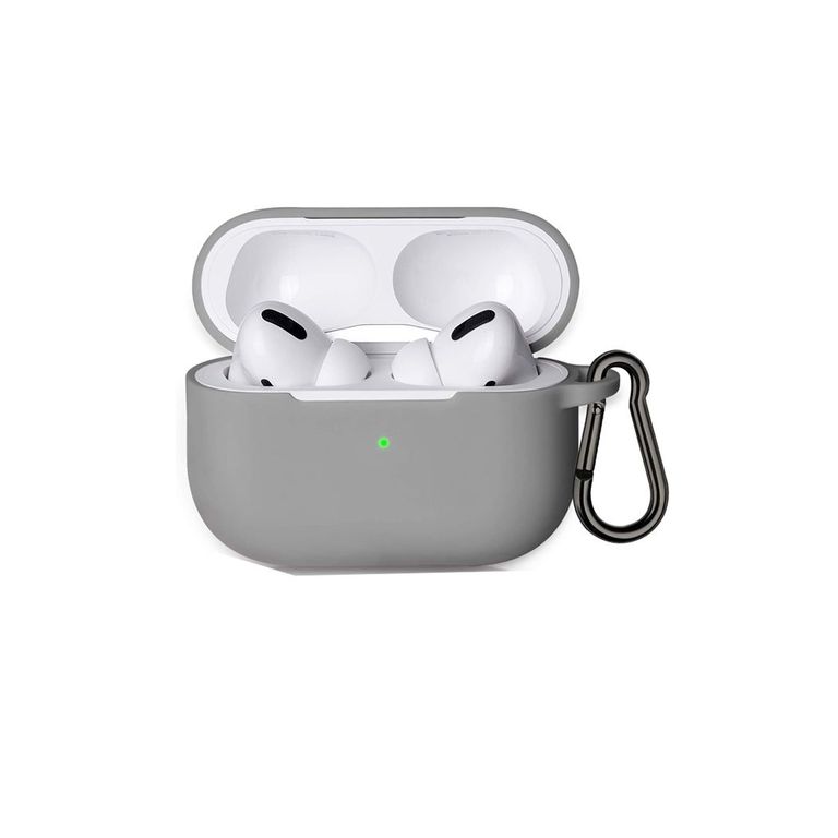 Case de Silicona para Audífonos Airpods Pro - Gris