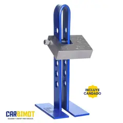 GENERICO - SEGURO BLOQUEO TRABA PEDAL VOLANTE TIMON PARA AUTO VEHICULOS