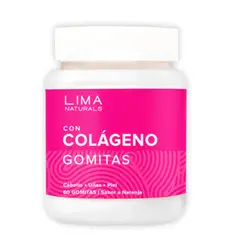 LIMA NATURALS - Gomitas con Colágeno Sabor Naranja 60 unidades
