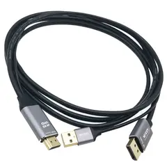 NETCOM - Cable Adaptador Premium HDMI a Displayport 4k 60Hz hdmi a dp