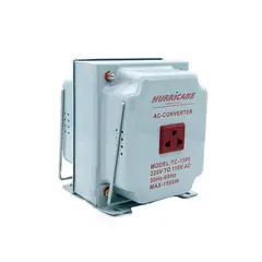 HURRICANE - Transformador Voltaje 220v A 110v (1500w) 1500 Watts TC-1500