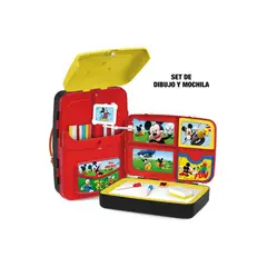 DISNEY - Set De Dibujo Y Mochila De Mickey Mouse