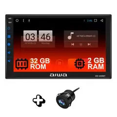 AIWA - AUTORADIO 2DIN HD TACTIL 7" 2GB + 32GB WIFI GPS BT AW-A505BT+ CAM