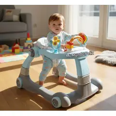 BABY HAPPY - Andador Musical Caminador para Bebe Celeste Pastel 2026