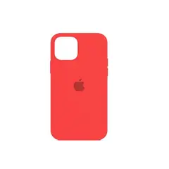 CASE - Funda Silicone para iPhone 12 12 Pro Rojo