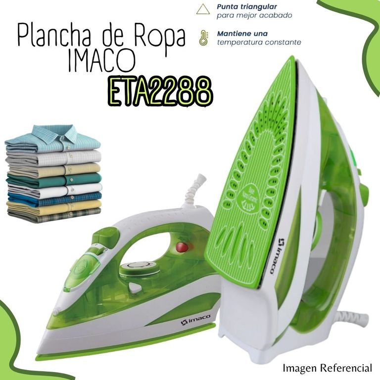 Plancha a Vapor con Base Ceramica ETA2288