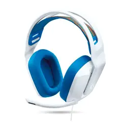 LOGITECH - Audífono Gamer G335 PC Xbox PlayStation Switch - Blanco con Azul