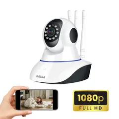 SEISA - CAMARA DE SEGURIDAD IP WIFI PARA INTERIOR I100