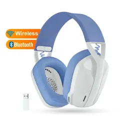 LOGITECH - Audífono Gamer G435 wireless LIGHTSPEED y Bluetooth - Blanco