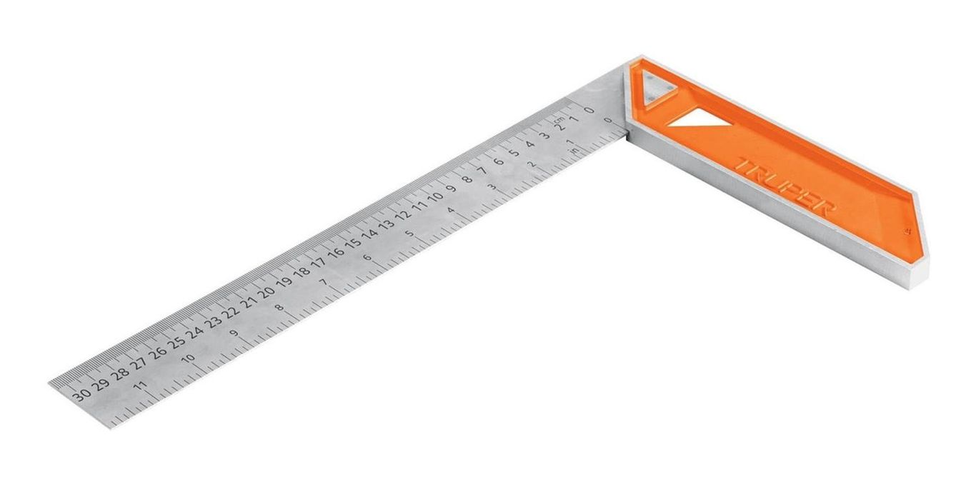 Escuadra para carpintero mango de aluminio 12