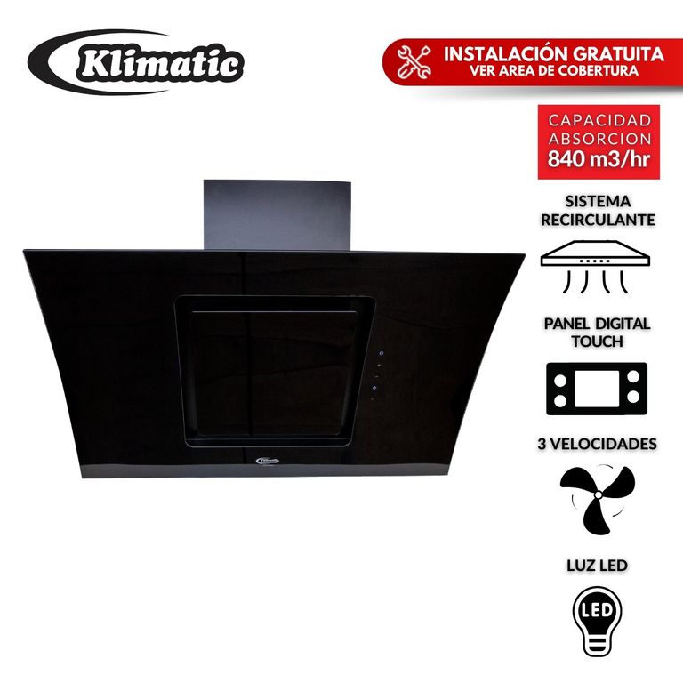 Campana Decorativa Kamba 90 - Negro