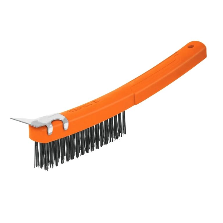 Cepillo metálicos con espátula 3 X 17 pinceles de acero al carbono