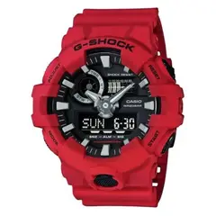 G-SHOCK - Reloj Resina Rojo con Negro GA-700-4A