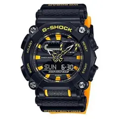 G-SHOCK - Reloj Resina Negro con Amarillo GA-900A-1A9