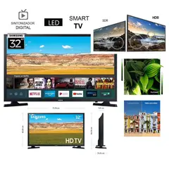 SAMSUNG - Televisor Smart TV 32 HD UN32T4202AGXP