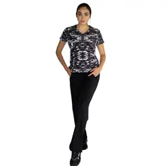 TWELVE - - conjunto Venecia diseño camuflado negro blanco - multicolor