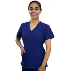 TWELVE - -conjunto scrub cruzado v - azul acero