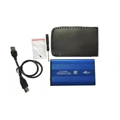 GENERICO - Case Disco Duro Externo Sata 2.5" Usb 2.0 Laptop - Azul