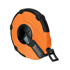 TRUPER - Wincha de fibra de vidrio Carcasa Plastica 20 Metros