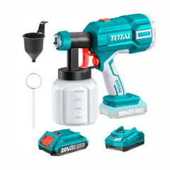 TOTAL TOOLS - PISTOLA DE PINTAR 20V INALAMBRICO BATERIA CARGADOR