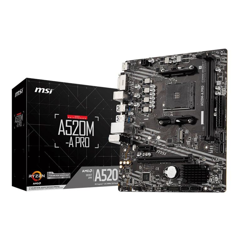 MAINBOARD A520M-A PRO SVL DDR4