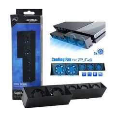SEISA - Cooler Para Playstation 4 Fat - 5 Ventilador para Ps4 Fat