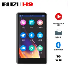 GENERICO - Reproductor MP3 RUIZU H9 Tactil Radio FM Bluetooth 5.0