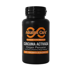 ALKALINE CARE - Cúrcuma Activada 100 Cápsulas