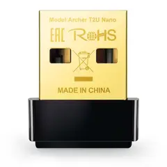 TP LINK - Adaptador Inalámbrico Nano Doble Banda USB ARCHER T2U NANO