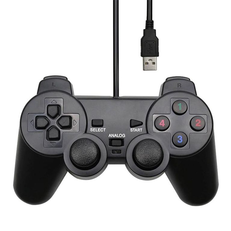 Mando USB para PC y Laptop Modelo Play 2 con Cable Para Windows