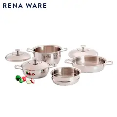 RENA WARE - Juego de ollas Originales Chef I Serie Zylstra 7 piezas