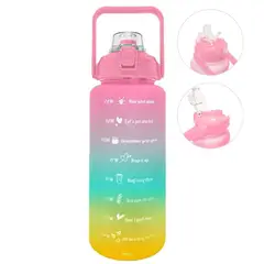 MINARI - Tomatodo Botella Doble Boquilla 2L Multicolor Rosado 588B