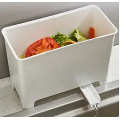 GENERICO - TACHO DE BASURA PARA LAVADERO DE COCINA BLANCO